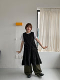 [unisex] U-Tance Summer Banding Balloon Wide Pants