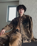 Rick smudging denim jacket