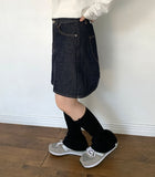 Mikio Denim Mini Skirt