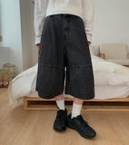 [Unisex] Fendilt Carpender Parachute Denim Bermuda Pants