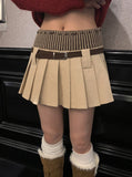 [Belt SET] Saron Corduroy Belt Mini Skirt