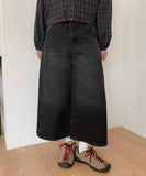 Caled Washing Denim Bermuda Pants