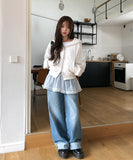 Kathy See-Through Frill Skirt