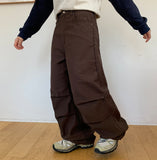 Spilk parachute cotton pants