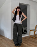 Theo Washed Double Pocket Cargo Pants