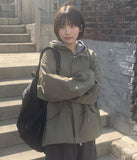 [unisex] Kuniki Hood Over Short Field Jacket