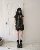 Lanelle Flower Sleeveless Blouse