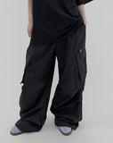 Temp zipper nylon cargo pants