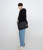 Flowerboard Smile Embroidery Cross Curved Messenger Bag