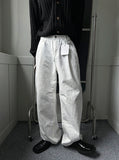 Slab White Wide Denim Pants