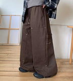 [unisex] Paconi banding rivet carpender pants