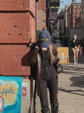 Mute Half Leather Jacket