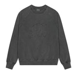 RAW CUT M LOGO PIGMENT SWEATSHIRT