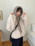 Cuden String Fleece Zip-Up Jacket