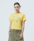 PIGMENT BUTTERFLY GOTH CROP TEE