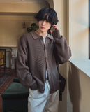 Hachi warmer balloon collar cardigan