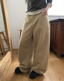 Hashu Natural Cotton Wide Pants