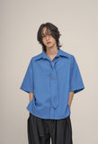 [LAN ARCHIVE][SETProduct] Ocean denim tie half shirt