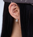Rotating hoop earrings