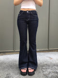 Harden Raw Back Pocket Stitch Bootcut Denim Pants