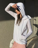 SLIM WRAP HOOD TOP