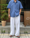 Ness Linen Like Short Sleeve Shirt