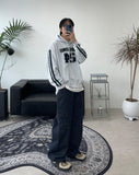 Retin Zipper Cargo Denim Pants