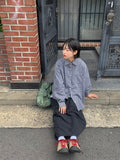 [unisex] Tend Check Over Long Sleeve Shirt
