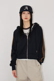 TRACK LINE HOOD ZIP-UP