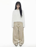 HEART G Cotton Wide Pants