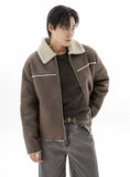 Suede Cut Off Mustang Jacket