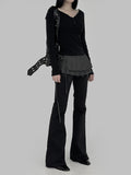 Dema Pleated Wrap Skirt