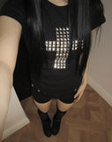 Kuon Metallic Short Sleeve T-shirt