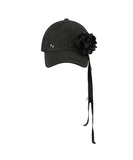 Stitch line corsage ball cap