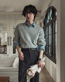 Revere one-tuck denim pants