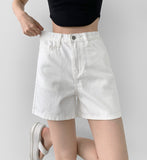 Waterproof Banding Straight Fit Cotton Shorts