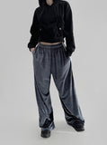 RENCY Velvet Track Pants