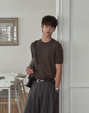Roel Cable Round Short Sleeve Knit