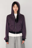 WALLY STRIPE HOOD ZIP-UP