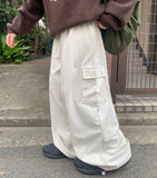 [BAONHAUS] Kansi corduroy banding string cargo pants