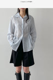 Actor Linen Two-Way Loose Fit Shirt