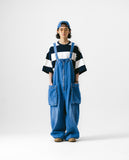 [AG] Side Pocket Denim Balloon Overall