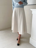 Yupia Flared Banding Long Skirt