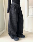 Deshu Leopard Banding Brushed Training Pants