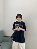 [unisex] Met Star Printing Over Short Sleeve Tee