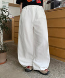 Kak Summer Banding Wide Pants