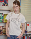 Kitty Home Crop Short Sleeve Tee