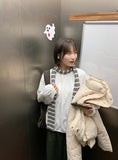 Tomu Stripe Knit Muffler