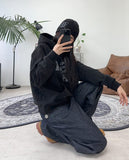 Dibene USA Crop Hoodie