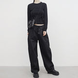 Dean Lowrise Pintuck Pants
